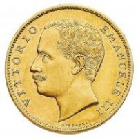Vittorio Emanuele III (1900-1943): 20 lire 1902 "Aquila sabauda" (Gigante#25; Pagani#662), tiratura di soli 181 pezzi. In slab NGC MS61. Ex vendita M. Ratto con cartellino di provenienza