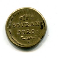 Peso Monetale: "Sovrano Doro", gr.5,58
