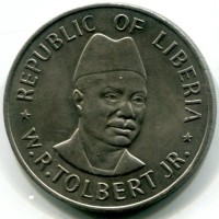 Liberia: 10 dollari 1976 "W.R. Tolbert" (KM#32)
