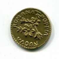 Peso Monetale: "Doppia Nuova Romana", gr. 5,54

