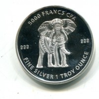 Chad: 5000 franchi 2019 "Elefante" -Oncia-
