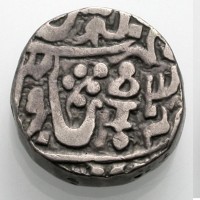 India, Datia, Muhammad Akbar (1221-1253/1806-1837): 1 rupia (KM#23), gr.10,80