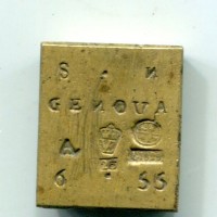 Peso Monetale: "Scudo Nuovo Genova", gr. 33,34