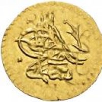 Islam, ottomani, Selim III (1789-1807): 1/4 zeri mahbub ah1203/10 (1797), zecca Istanbul (Schlumberger#90, KM#510, Friedberg#81), grammi 0.59. Rara variante con fiore vicino alla Toughra
