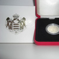 Monaco 2007: 2 euro commemorativi "Grace Kelly" nella confezione ufficiale. Ricercatissimo, di crescente rarità .