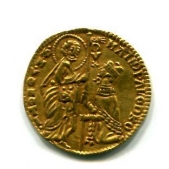 Venezia, Marino Falier (1354-1355): ducato in oro (Paolucci#1, Friedberg#1222, Gigante#8), uno dei nominali più difficili da trovare della serie ed in buona conservazione, grammi 3.50