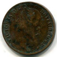 Gran Bretagna, Vittoria (1837-1901): farthing 1885 (Spink#3958)