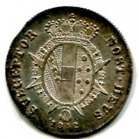 Firenze, Leopoldo II (1824-1859): 1 Paolo 1842, II tipo (Gigante#49)

