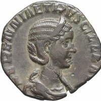 Etruscilla (249-251 d.C.): sesterzio "PVDICITIA AVG" (RIC IV #136), grammi 15.86, mm 27