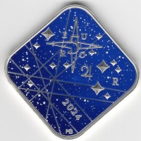 Italia 2024: 5 euro "Sagittario", della serie zodiaco. Nella sua scatola originale
