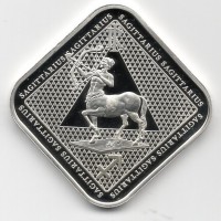 Italia 2024: 5 euro "Sagittario", della serie zodiaco. Nella sua scatola originale
