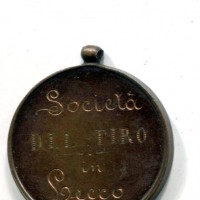 Lecco: medaglia "Al Merito-Società di Tiro", diametro 30 mm