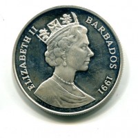 Barbados: 10 dollari 1991 (KM#52)