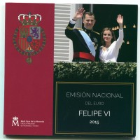 Spagna 2015: serie euro, in confezione originale zecca