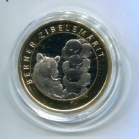 Svizzera, Confederazione: 10 franchi 2011 "Berner Zibelemarit", in confezione ufficiale