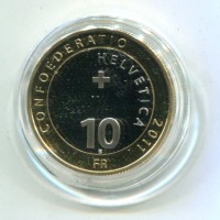Svizzera, Confederazione: 10 franchi 2011 "Berner Zibelemarit", in confezione ufficiale