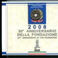 Italia 2008: serie annuale PROOF, 9 pezzi  (5 euro in argento)