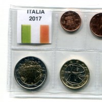 Italia 2017: serie euro, confezionata da privati