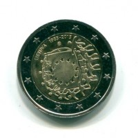 Lituania 2015: 2 euro commemorativi "Bandiera U.E."