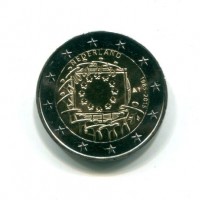 Olanda 2015: 2 euro commemorativi "Bandiera Unione Europea"