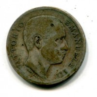 Vittorio Emanuele III (1900-1943): 1 lira 1901 "Aquila Sabauda" (Gigante#127)