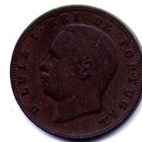 Portogallo, Luiz I (1861-1889): 10 reis 1883 (KM#526)
