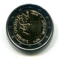 Finlandia 2016: 2 euro commemorativi "George Henrik"