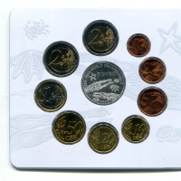 Italia 2009: serie annuale con argento, 10 pezzi