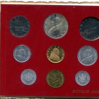 Vaticano, Giovanni XXIII (1959-1962): serie completa con oro 1959-I