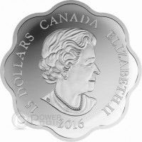 Canada, Elisabetta II (1952-2022): 15 dollari 2016 "Calendario lunare cinese - anno della Scimmia", nell'elegante astuccio originale