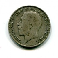 Gran Bretagna, Giorgio V (1910-1936): 1/2 corona 1923 (Spink#4021A)