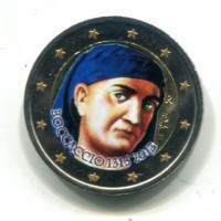 Italia 2013: 2 euro commemorativi "Giovanni Boccaccio"
