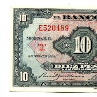 Messico: 10 pesos 08/11/1961 (Pick#58i)
