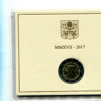 Vaticano 2017: 2 euro commemorativi "1950° Anniversario Del Martirio Dei Santi Pietro e Paolo" in confezione originale zecca