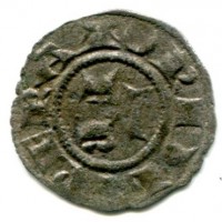 Brindisi, Federico II (1197-1250): 1/2 denaro (MIR#270)
