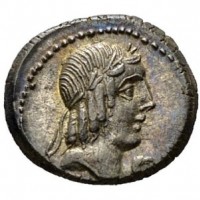 Calpurnia, L. Calpurnius Piso Frugi (90 a.C.): denario 3,99g (Crawford#340/1), conservazione elevata e metallo lucente