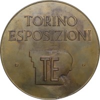 Torino: medaglia 1957 "Torino Esposizioni", mm 100, grammi 283.92