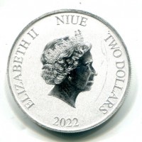 Niue, Elisabetta II (1952-2022): 2 dollari 2022 "Aladdin" -Oncia-
