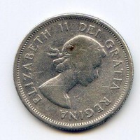 Canada, Elisabetta II (1952-2022): 25 cent. 1959 (KM#52)