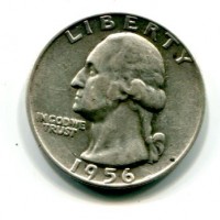 USA: 1/4 dollaro 1956-D "Washington"
