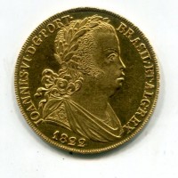 Portogallo, Joao VI (1816-1826): 6400 reis 1822 (Gomez#18.08), 12 bacche.
