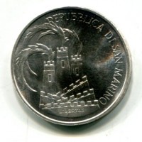 San Marino: 1984, 500 lire "XXIII Olimpiade", da confezione zecca