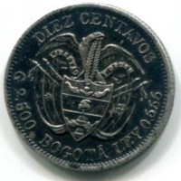 Colombia: 10 centavos 1897 (KM#188)
