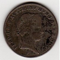Austria, Ferdinando I (1835-1848): 10 kreuzer 1838-C (KM#2202)