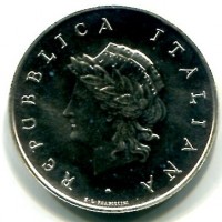 Repubblica Italiana: 1993, 100 lire "Banca d' Italia", da confezione zecca
