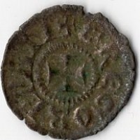 Aquileia, Gregorio di Montelongo (1251-1269): denaro piccolo scodellato (MIR#20)
