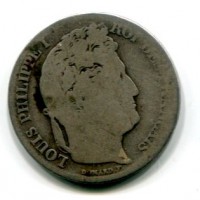 Francia, Luigi Filippo (1830-1848): 1 franco 1846-A (Gadoury#478)
