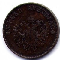 Milano, Francesco Giuseppe (1848-1866): 5 centesimi 1852