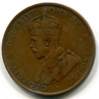 Australia, Giorgio V (1910-1936): 1 penny 1922 (KM#23)