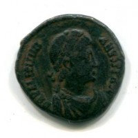 Valentiniano II (375-392 d.C.): Aes II "VIRTVS EXERCITI" zecca di Antiochia 4,65g (RIC,IX#63a)